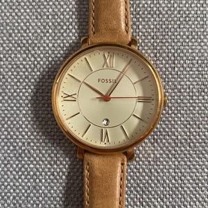 Women’s Tan Fossil Watch